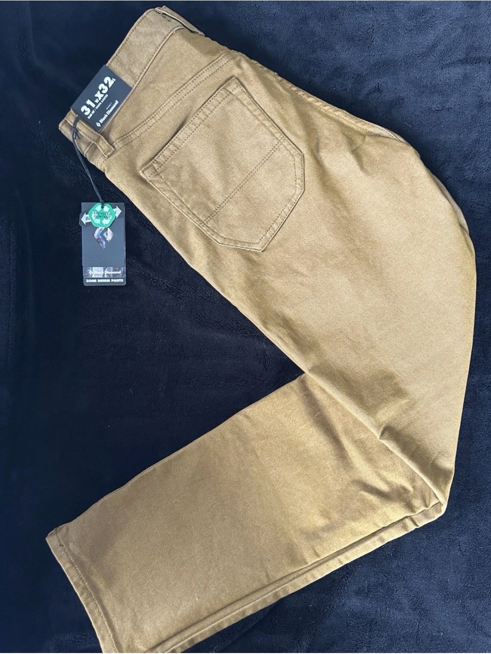 Black Diamond Men's Khaki/Tan Chino Pants
